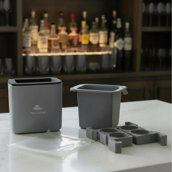 FrostCase Clear Ice Ball Maker – Silicone Mold for Perfect Spheres - Picture 3 of 8